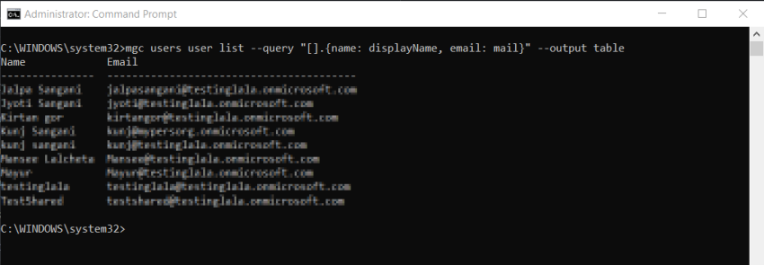 How To Setup MSGraph CLI And Fetch All The Users In The Tenant